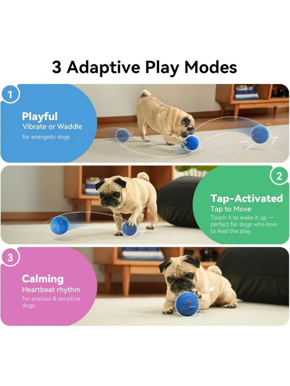Interactive Bouncing Dog Toy for Medium & Large Dogs | Waterproof & Auto-Moving